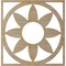 Ekena Millwork Blume Wood Fretwork Pierced Ceiling Medallion, Birch, 28"OD x 9 3/4"ID x 3/8"T CMWP28X28X0375BLBI - alternate 5